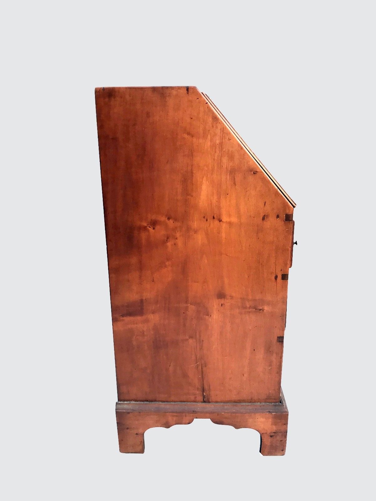 18TH CENTURY QUEEN ANNE PERIOD TIGER MAPLE DESK-A TREASURE!