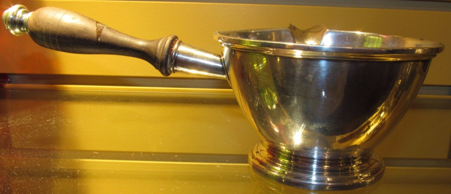 STERLING SILVER BRANDY WARMER BY SHREVE, CRUMP & LOW