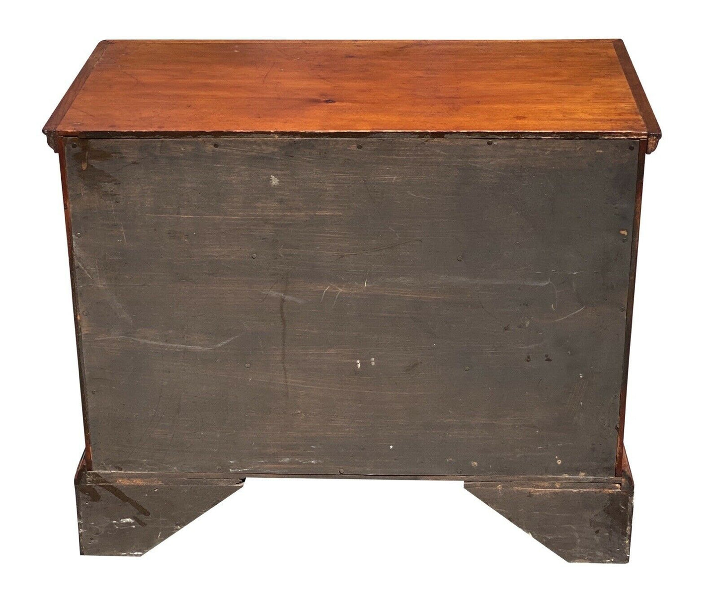 19TH C ANTIQUE PENNSYLVANIA QUEEN ANNE PINE 12 DRAWER SPICE CHEST / SPICE BOX