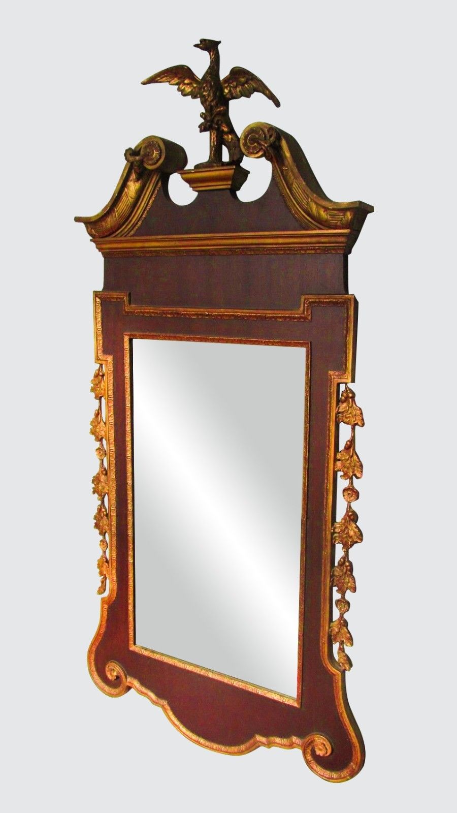 FABULOUS FREIDMAN BROTHERS CHIPPENDALE CONSTITUTION MOUNT VERNON MIRROR