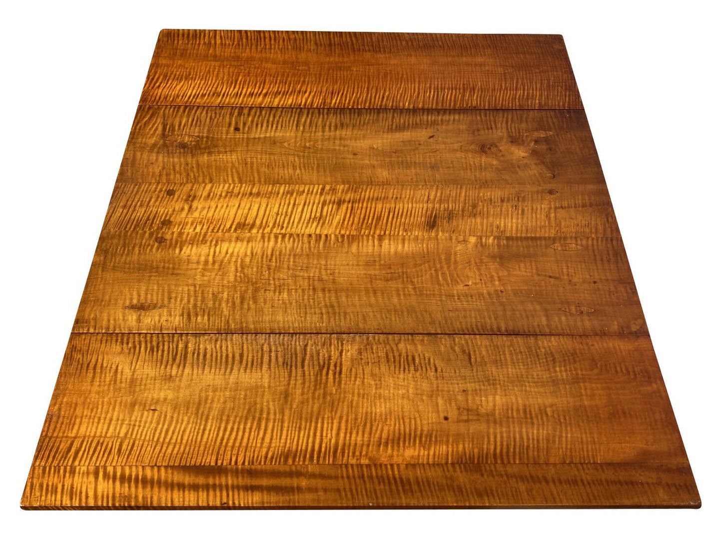 19th C Antique Federal Period Hepplewhite Tiger Maple Drop Leaf Pembroke Table