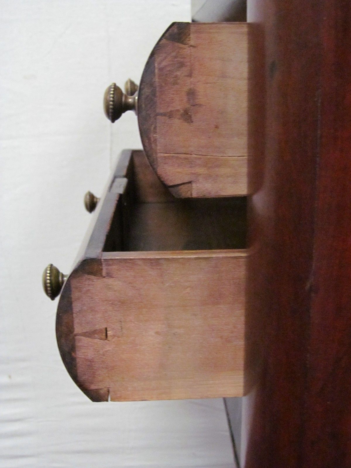 OUTSTANDING BOSTON CLASSICAL MAHOGANY & ROSEWOOD INLAID WORK TABLE BY ISSAC VOSE
