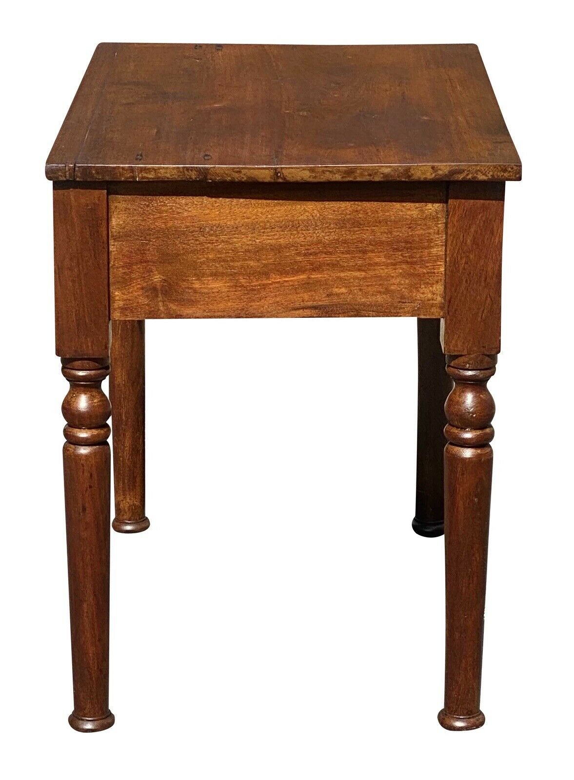 18TH C ANTIQUE FEDERAL PERIOD VIRGINIA WALNUT 1 DRAWER WORK TABLE / NIGHTSTAND