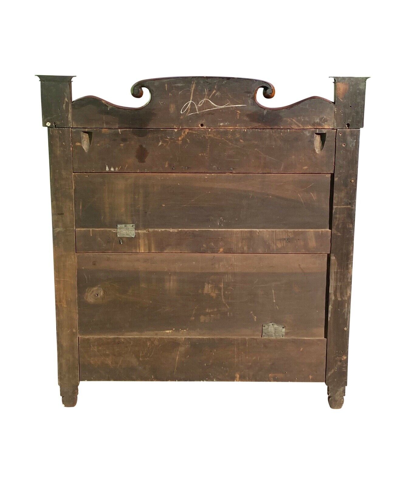 Early 19th Century Vermont Federal Butler's Desk in Bird's Eye Maple & Mahogany