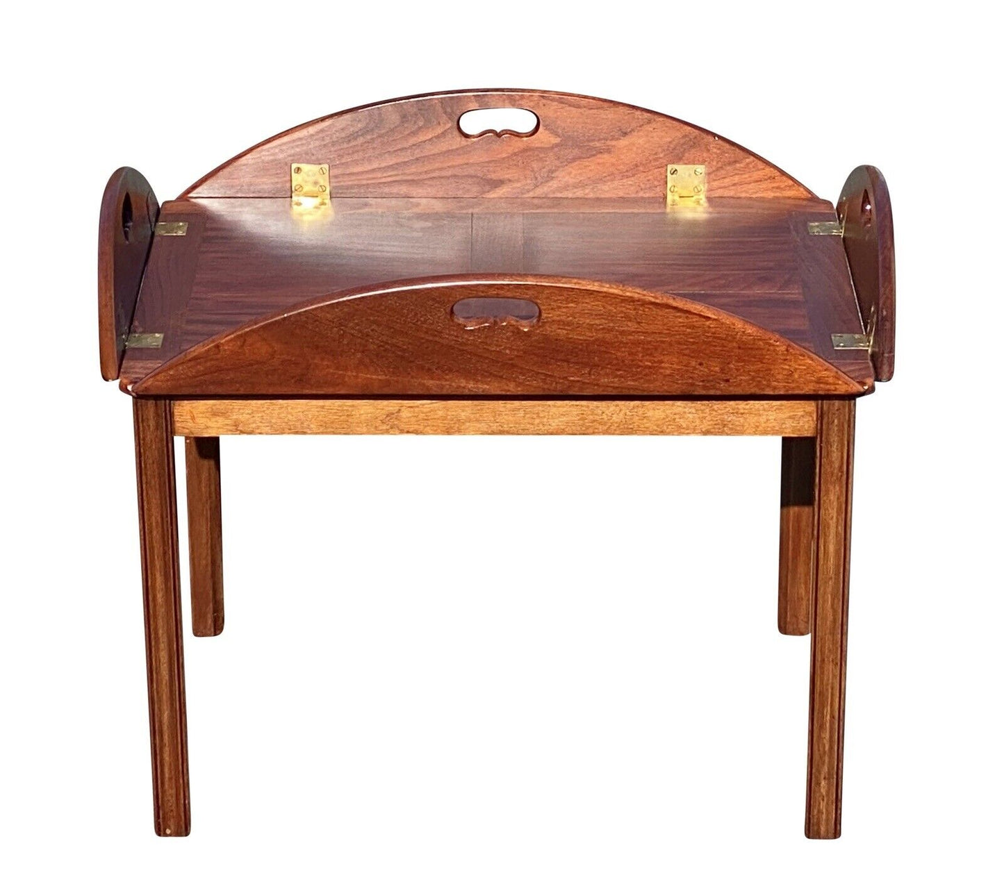 20th C Vintage Mahogany Chippendale Style Butlers Table / Coffee Table