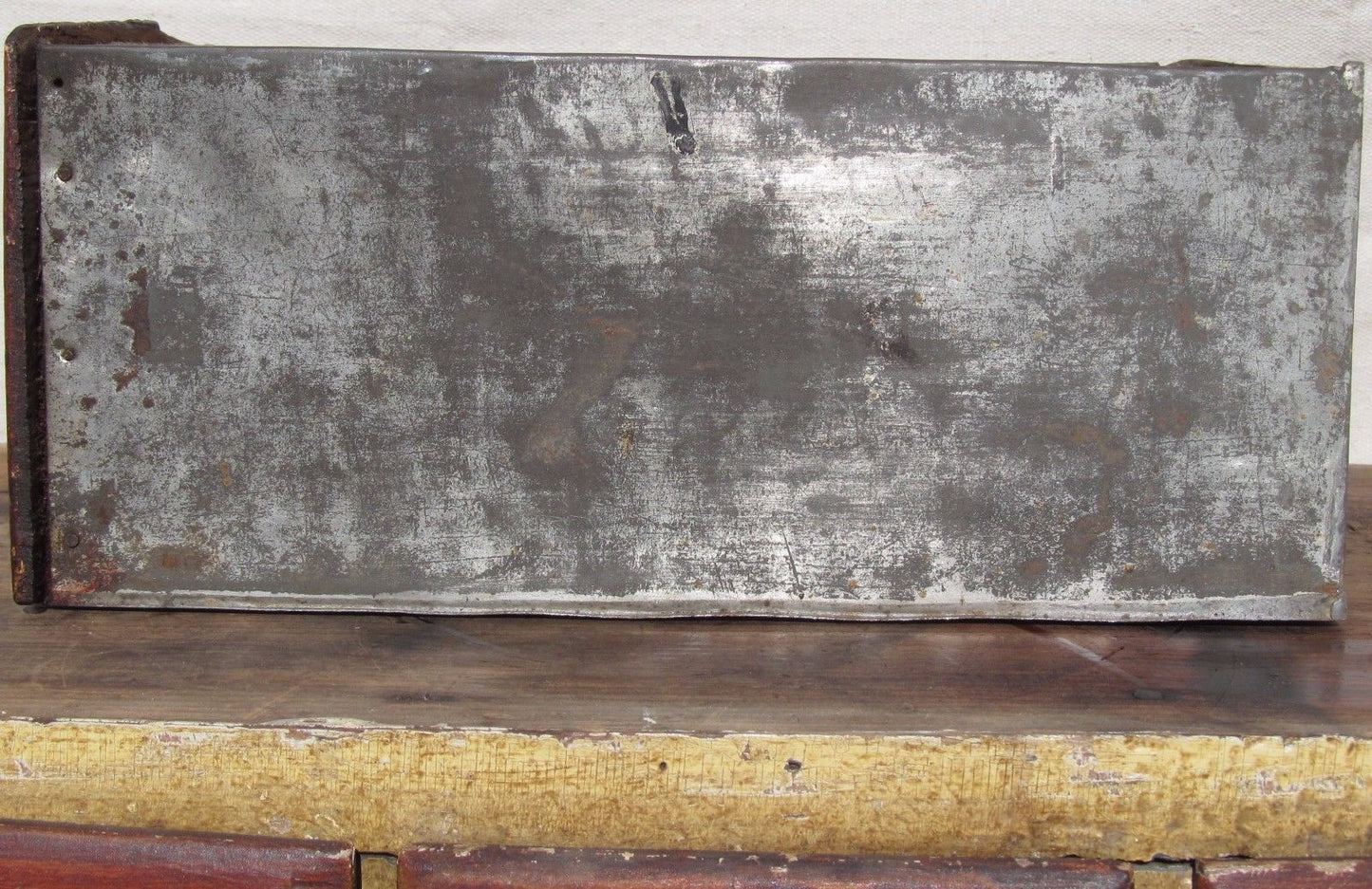 23 DRAWER EARLY 19TH CT SPONGE PAINT DECORATED TIN DRAWER SPICE CHEST-MAINE