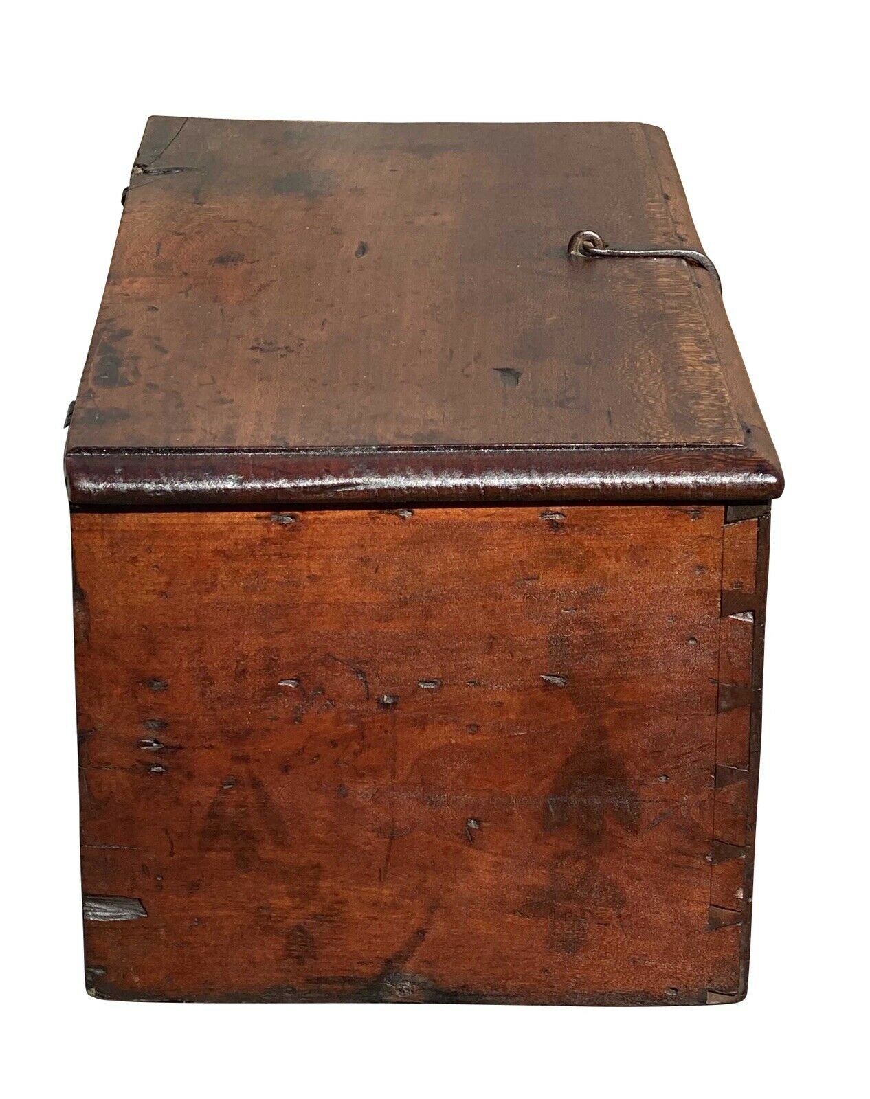 18th C Antique Queen Anne Pennsylvania Walnut Document Box / Chest