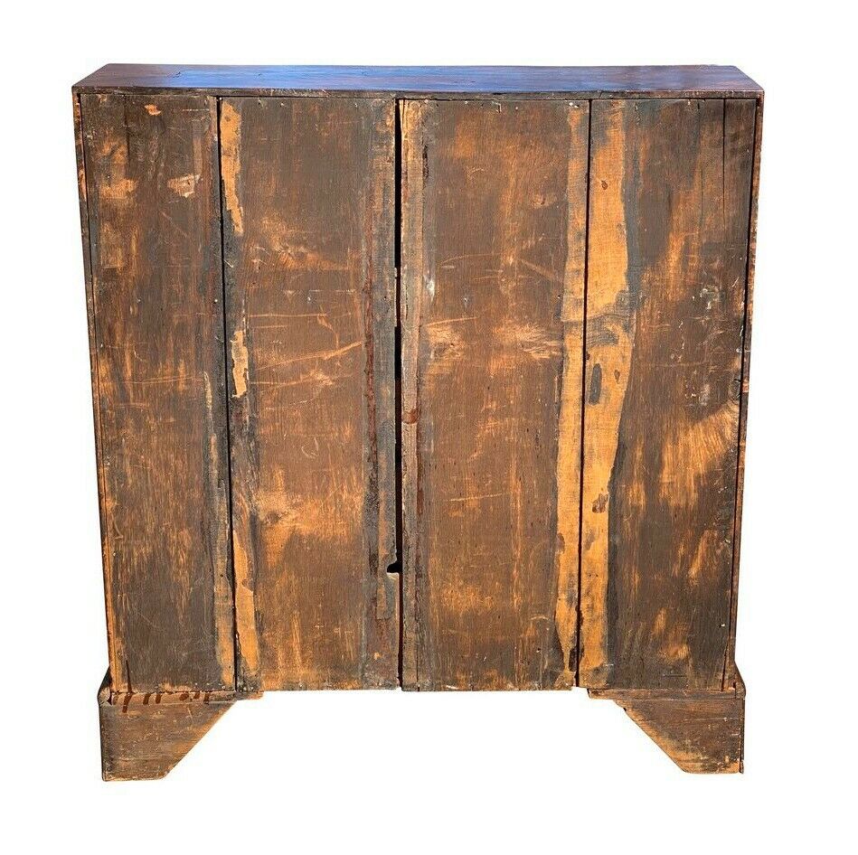 18TH C ANTIQUE CHIPPENDALE MAHOGANY SLANT LID SECRETARY DESK