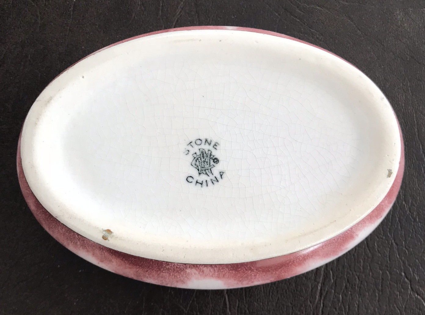 EXCELLENT COMPLETE 6 PC STONE CHINA TOILETRY COMMODE CHAMBER POT SET