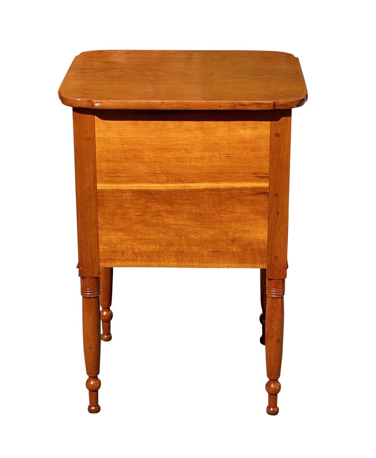 Early 19th Century Antique Federal Kentucky Cherry Inlaid Work Table - Very Rare