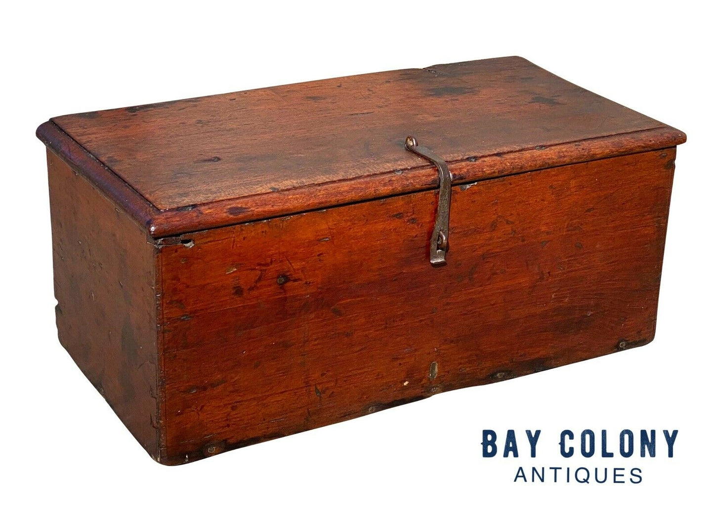 18th C Antique Queen Anne Pennsylvania Walnut Document Box / Chest