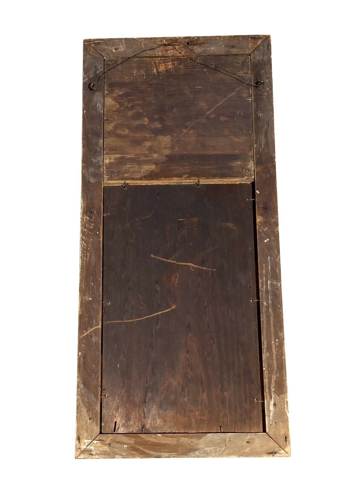 19TH C ANTIQUE SHERATON ROSE CARVED GILT MIRROR