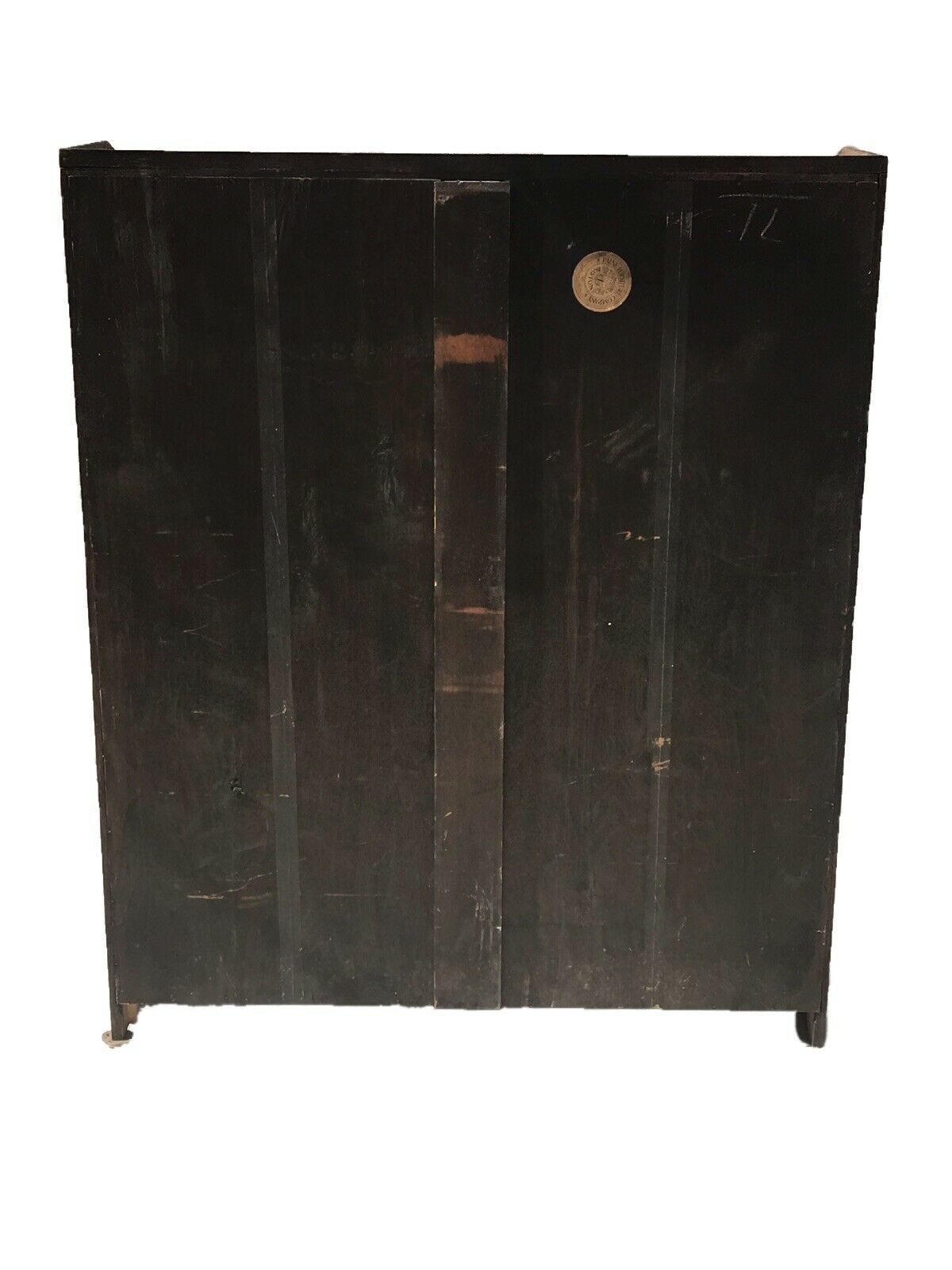 20TH C ANTIQUE ARTS & CRAFTS STYLE OAK BOOKCASE BY PAINE FURNITURE CO. BOSTON MA