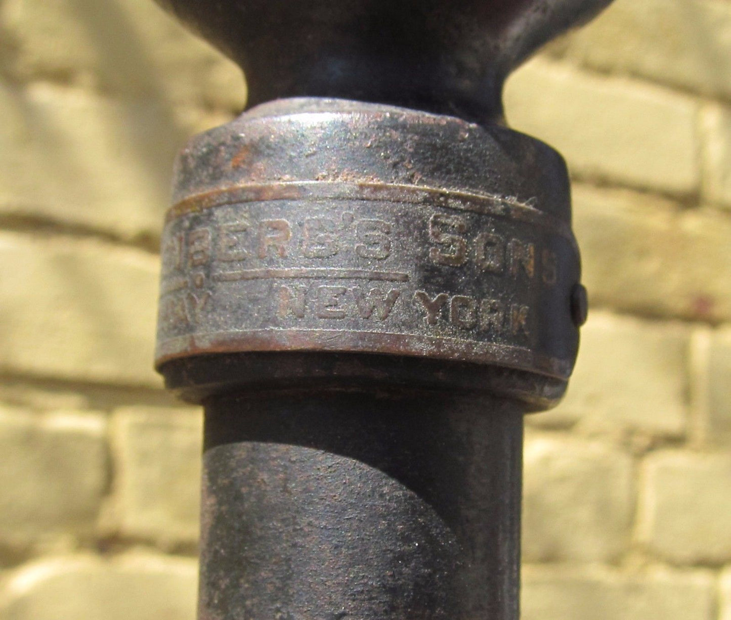 INDUSTRIAL MACHINE AGE CAST IRON REVOLVING COAT RACK W/PICKLED METAL DESIGNS 75"