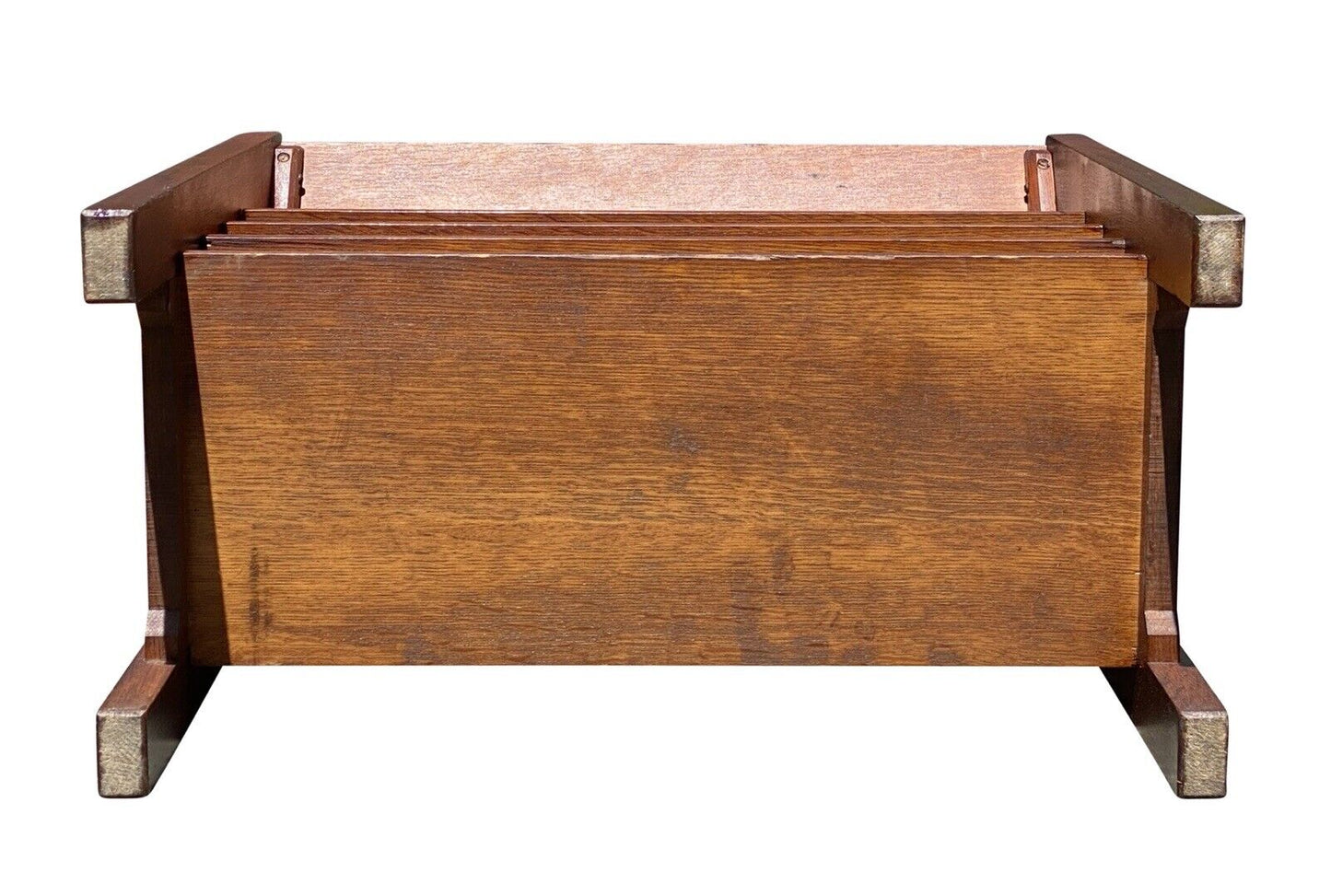 20th C Antique Arts & Crafts / Mission Tiger Oak Bookcase