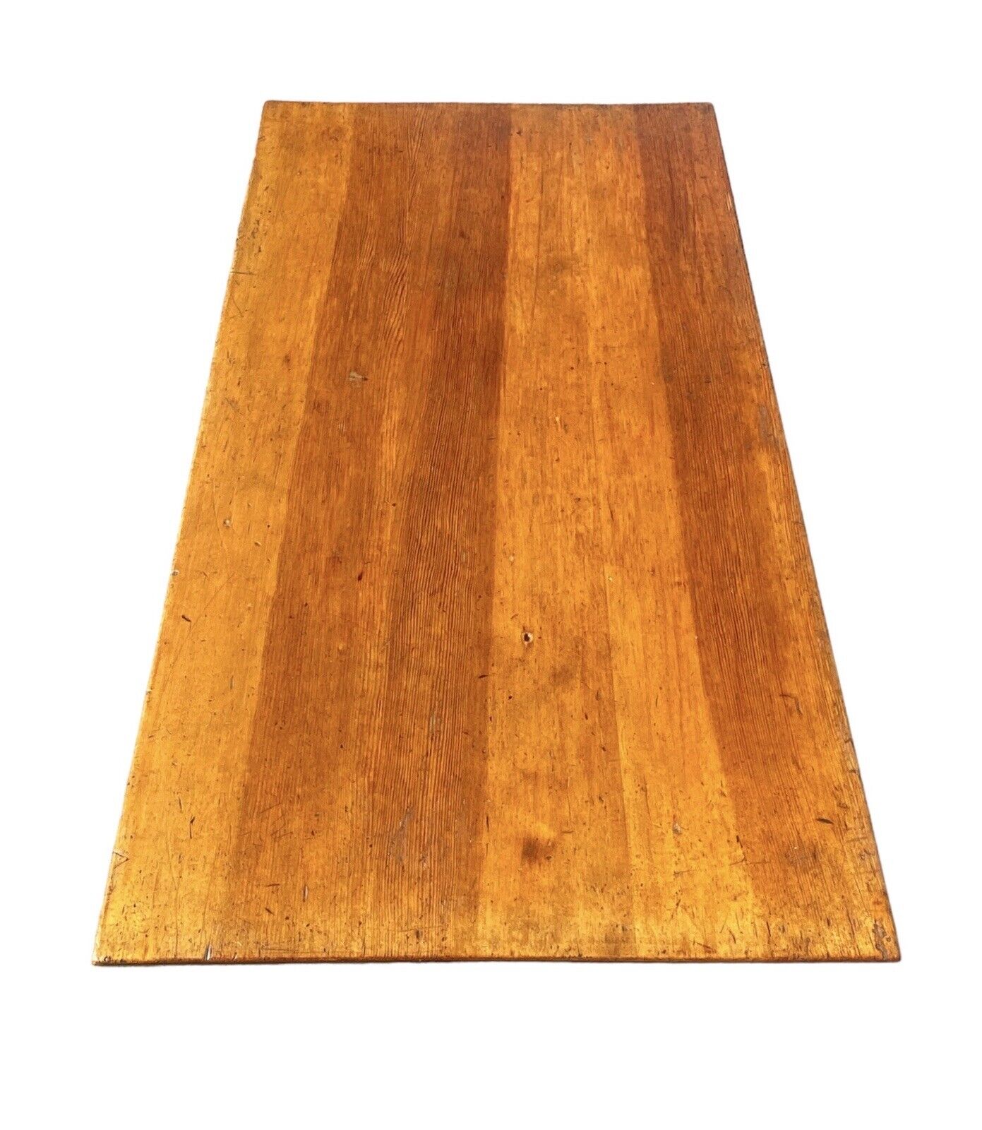 Vintage Farmhouse Style Pine Sawbuck Table / Primitive Dining Table