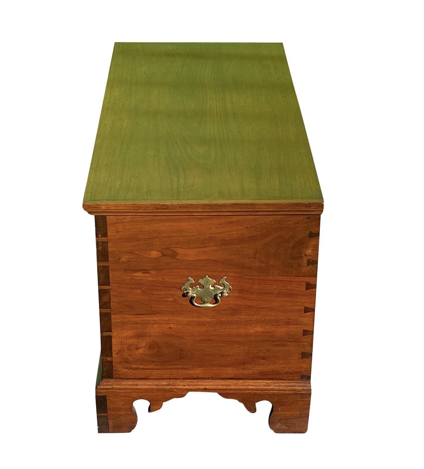 Pair of Queen Anne Style Pennsylvania Walnut Blanket Chests With Secret Interior