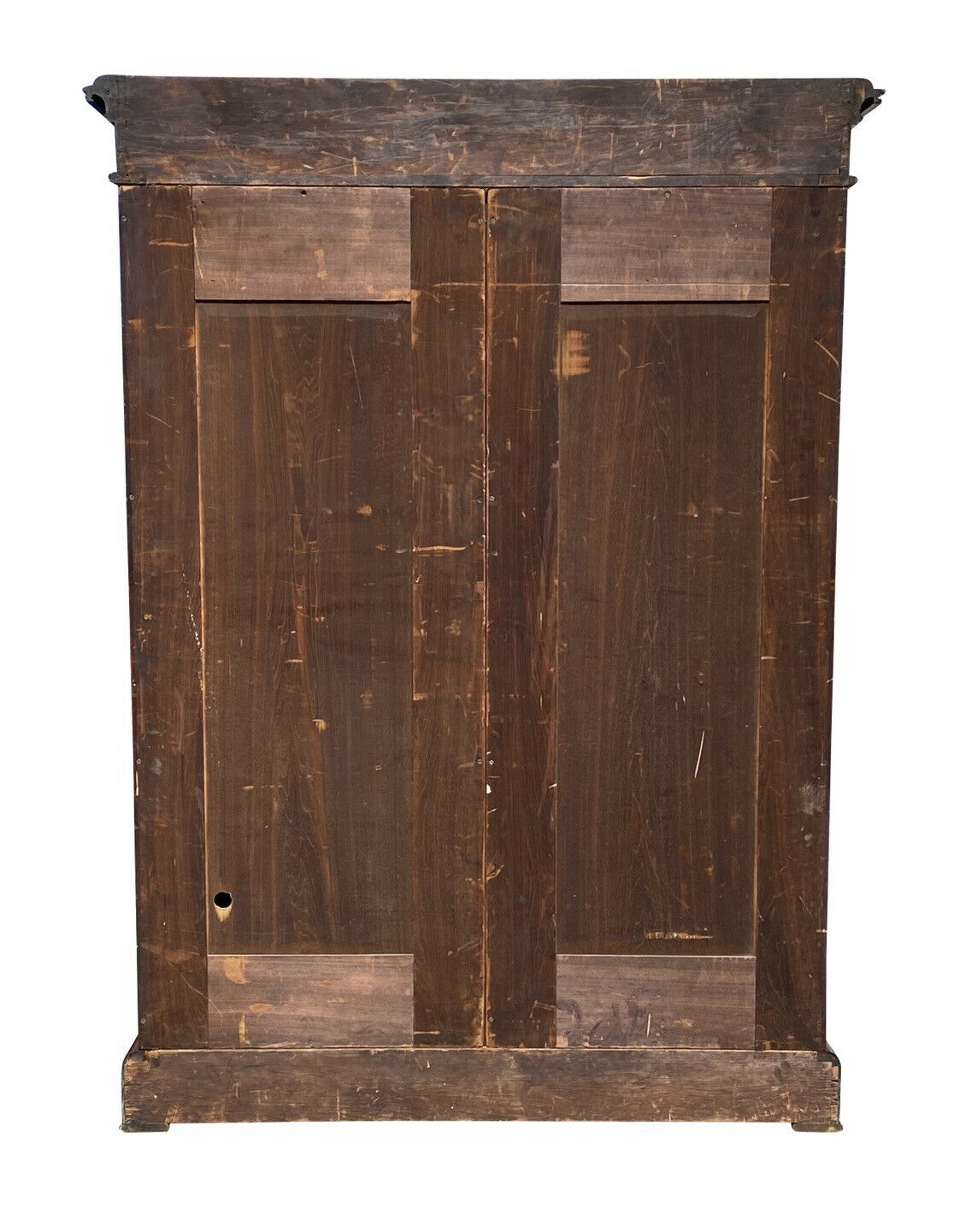 19th C Antique Victorian Burl Walnut Wardrobe / Armoire - Thomas Brooks NYC