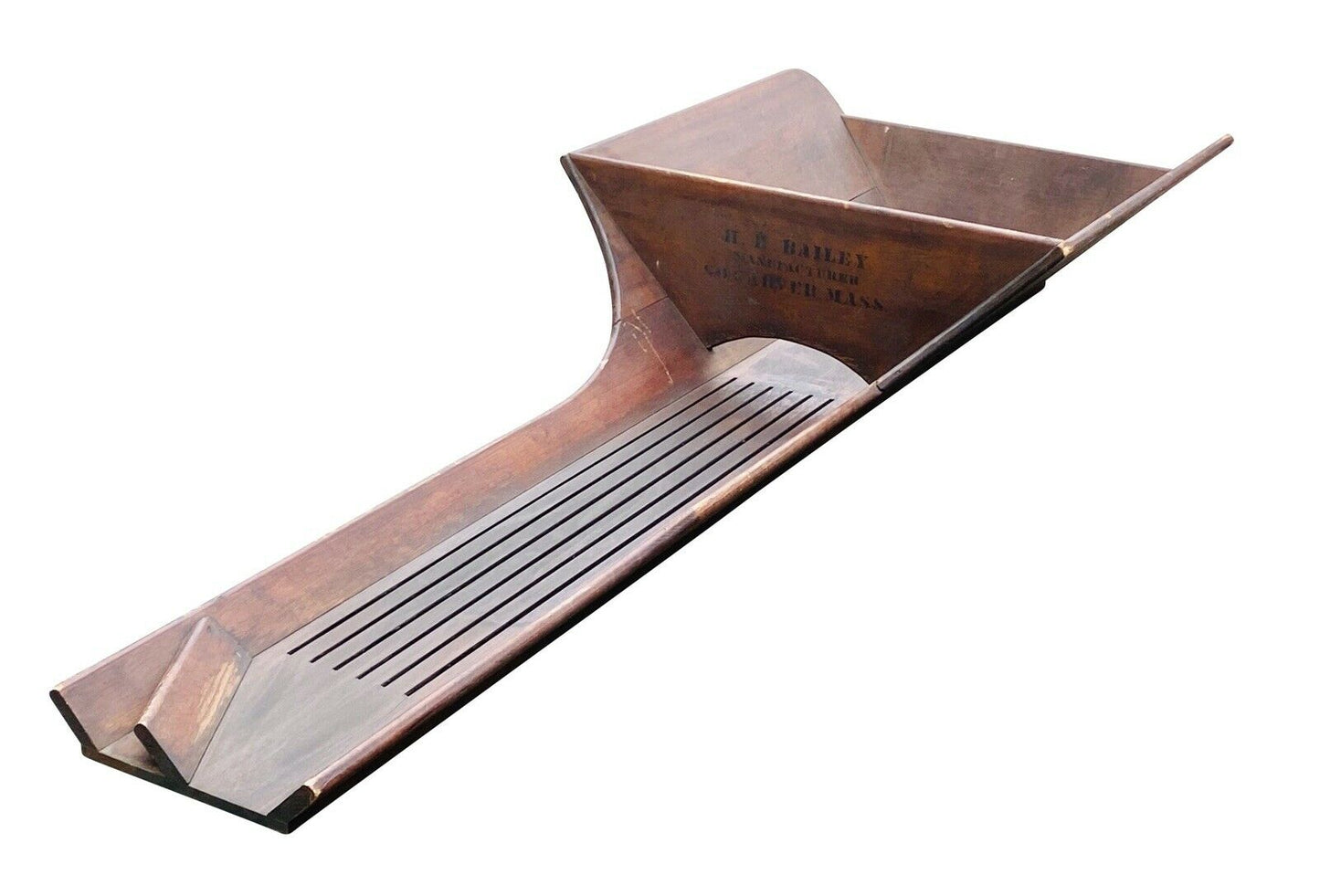 19TH C ANTIQUE COUNTRY PRIMITIVE HR BAILEY CRANBERRY CHUTE ~ AGRICULTURAL