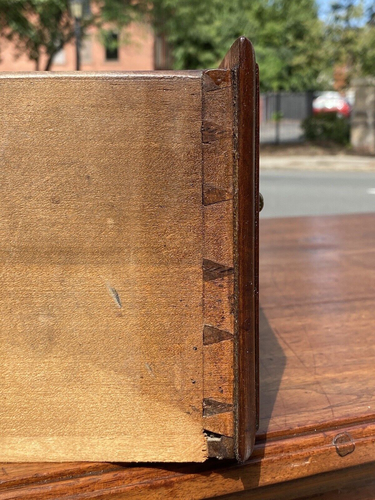 Late 18th Century Queen Anne Walnut Pennsylvania Blanket Chest With Two Drawers