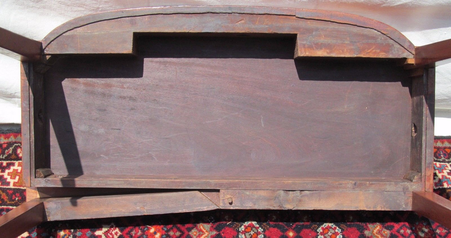 18TH CENTURY FEDERAL PORTSMOUTH NH  DUNLAP GAME TABLE-TIGER MAPLE & FLAME BIRCH