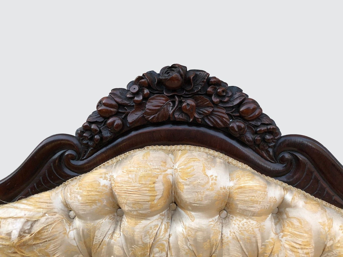 Important Victorian Carved Rosewood "Rosalie" Sofa Set By John Henry Belter