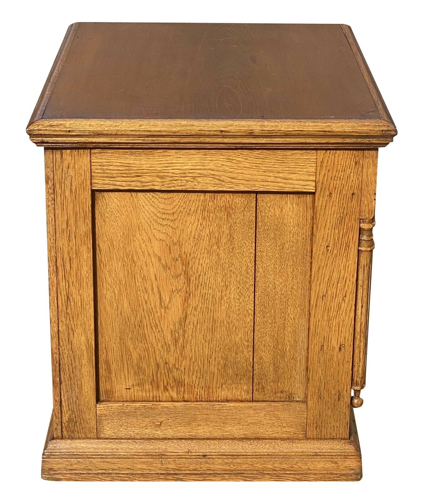 19th C Antique Victorian 6 Drawer Oak Spool Cabinet / Sewing Cabinet