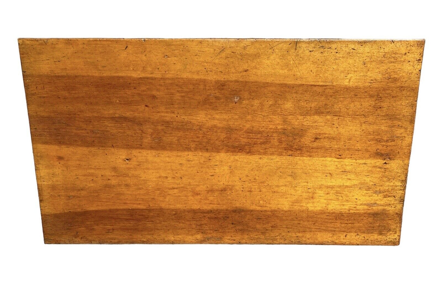 Vintage Farmhouse Style Pine Sawbuck Table / Primitive Dining Table