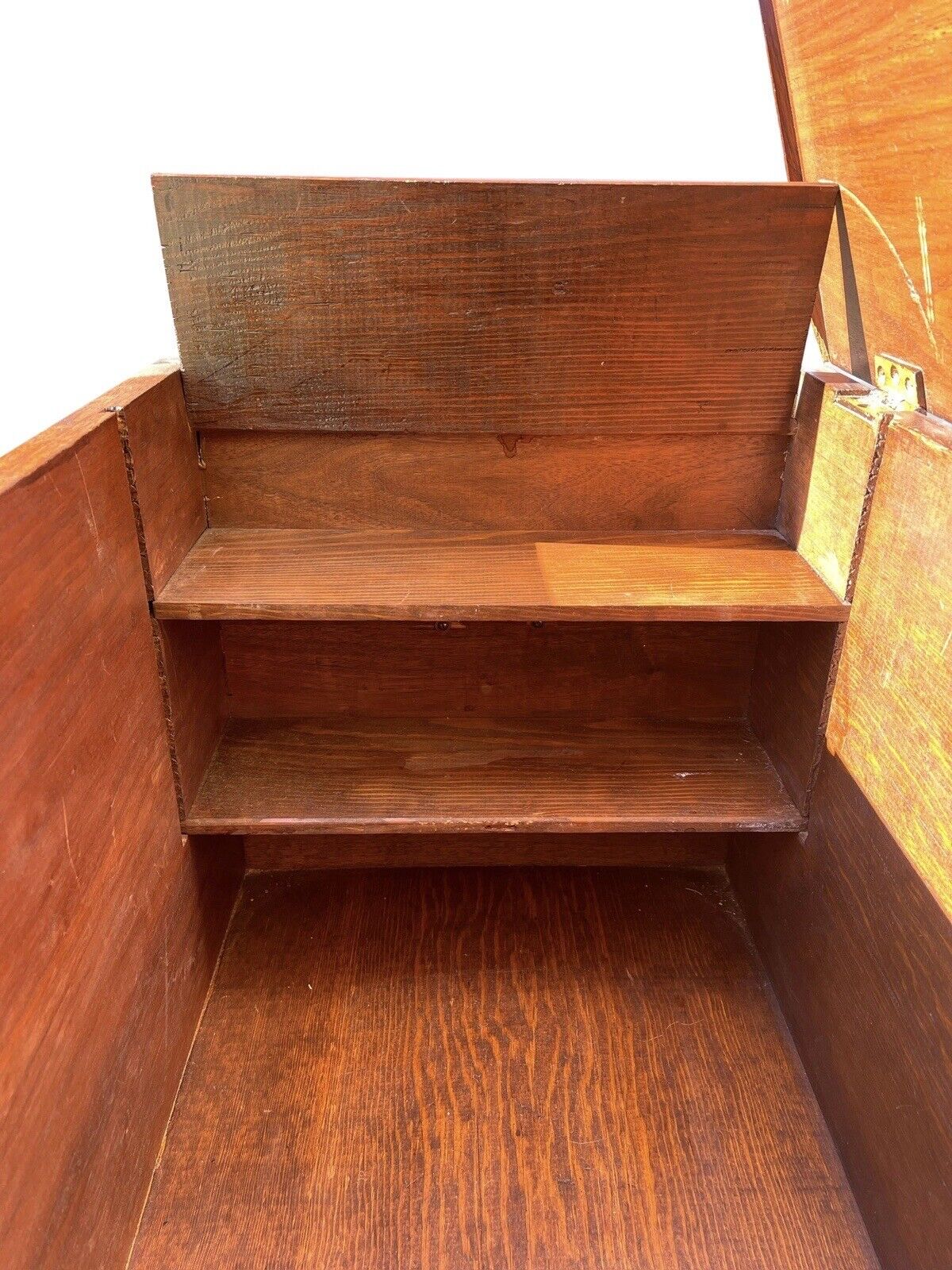 Pair of Queen Anne Style Pennsylvania Walnut Blanket Chests With Secret Interior
