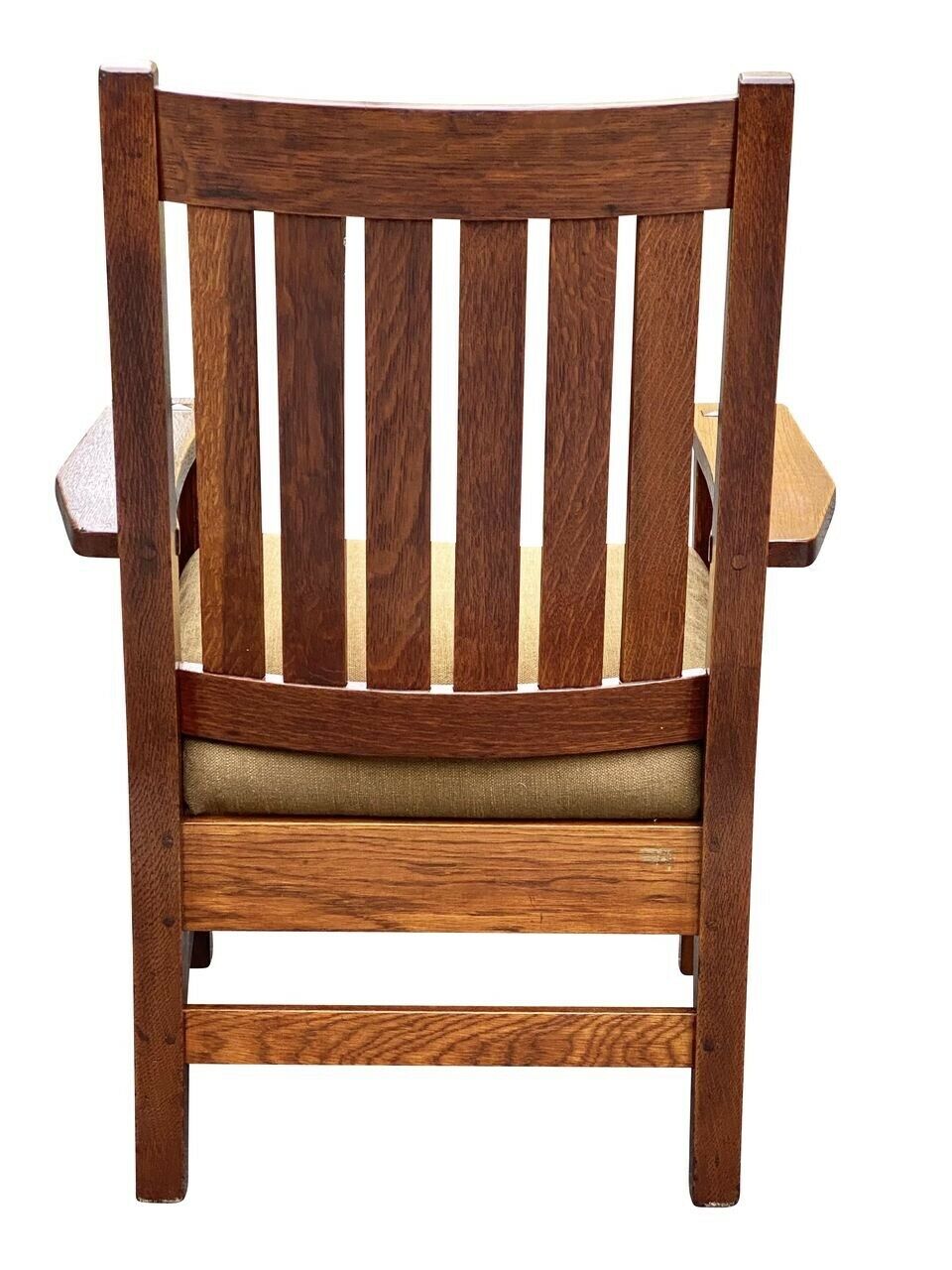 20th C Antique Arts & Crafts L & Jg Stickley Slatted Arm Chair ~ Model #450