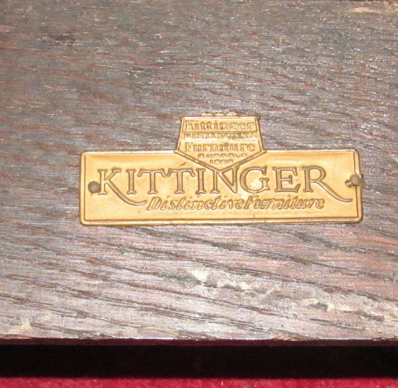 ANTIQUE KITTINGER WILLIAM & MARY STYLE OAK BUTTERFLY TABLE