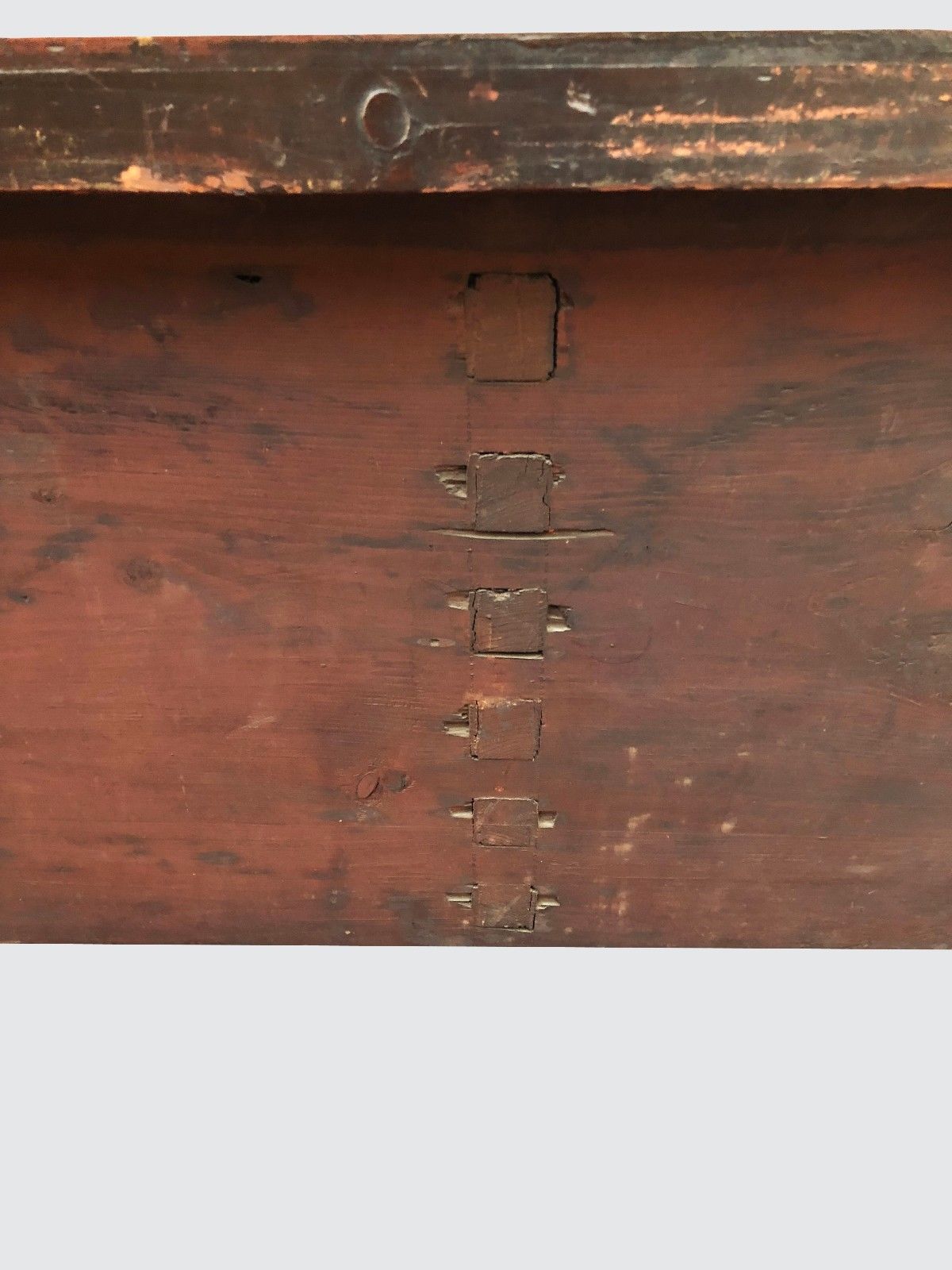 18TH CT HEPPLEWHITE SIX LEG SPADE FOOT MAHOGANY BRANDY BOARD W/ BOTTLE DRAWERS
