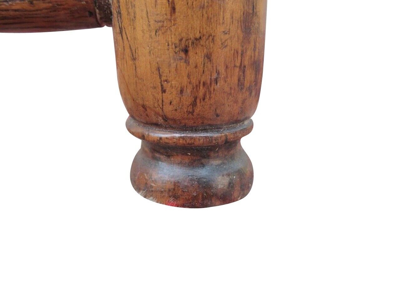 18th Century New England Queen Anne Side Chair With Yolk Crest & Button Feet
