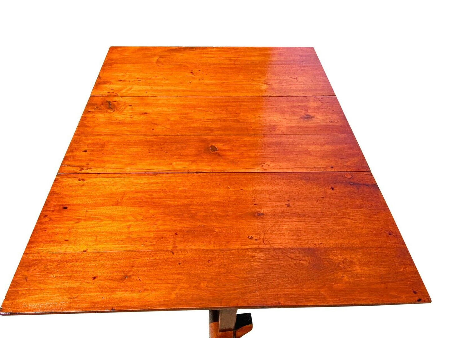 18TH C ANTIQUE PHILADELPHIA CHIPPENDALE WALNUT DROP LEAF DINING TABLE