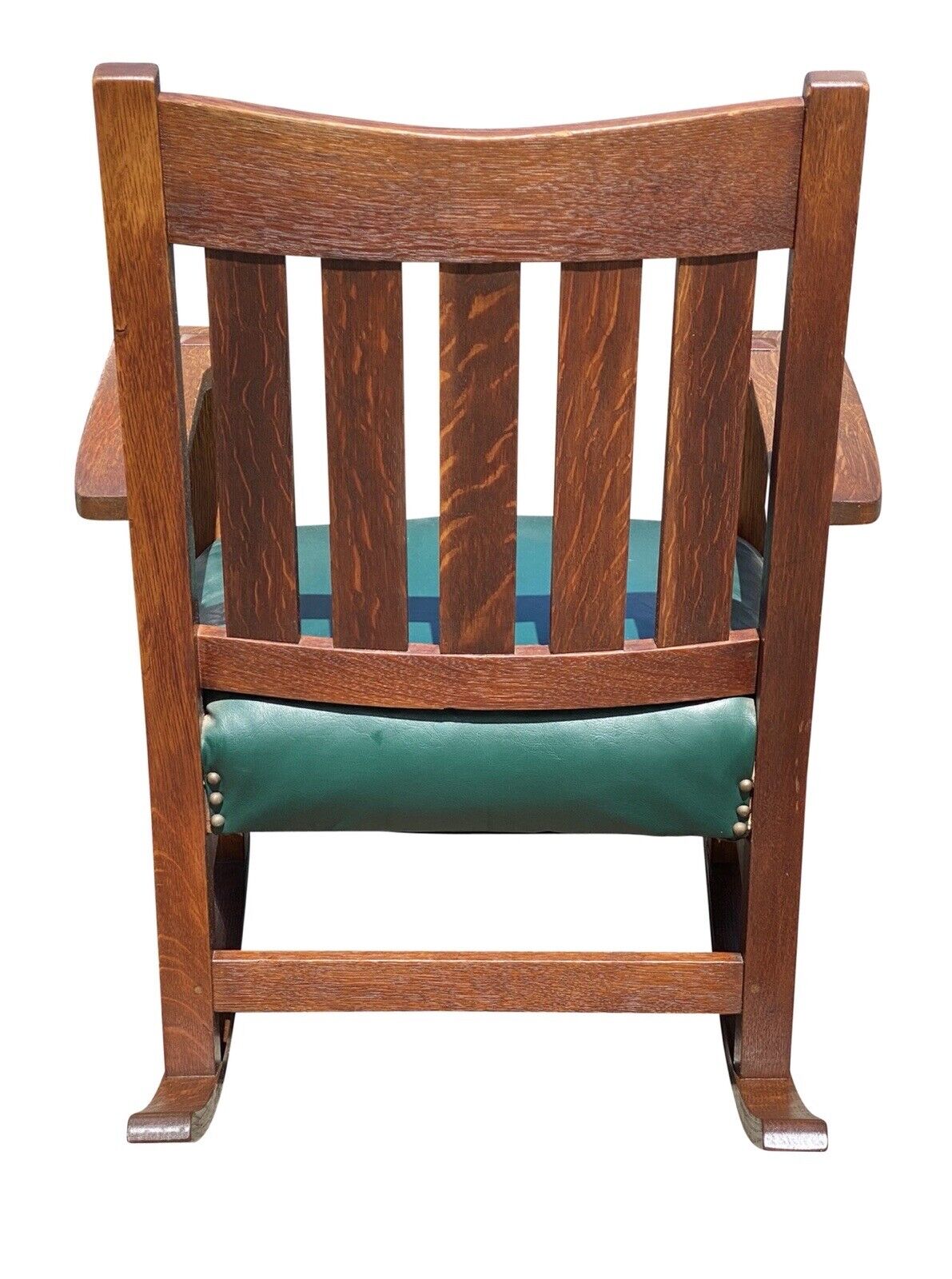 20th C Antique Arts & Crafts Gustav Stickley Craftsman Rocker / Rocking Chair