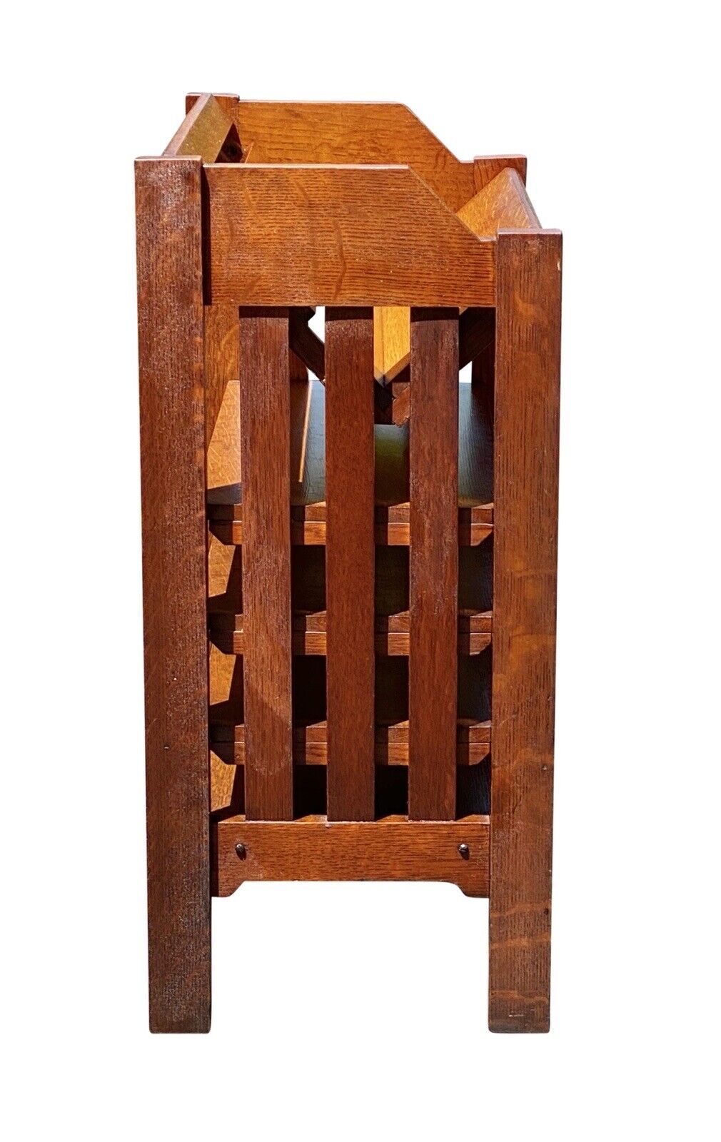 20th C Antique Arts & Crafts / Mission Tiger Oak Bookcase