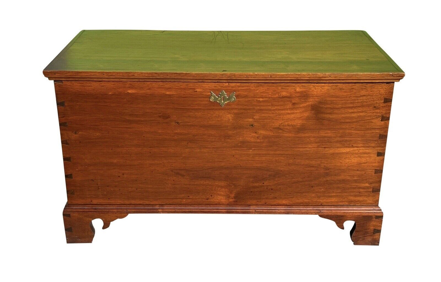 Pair of Queen Anne Style Pennsylvania Walnut Blanket Chests With Secret Interior