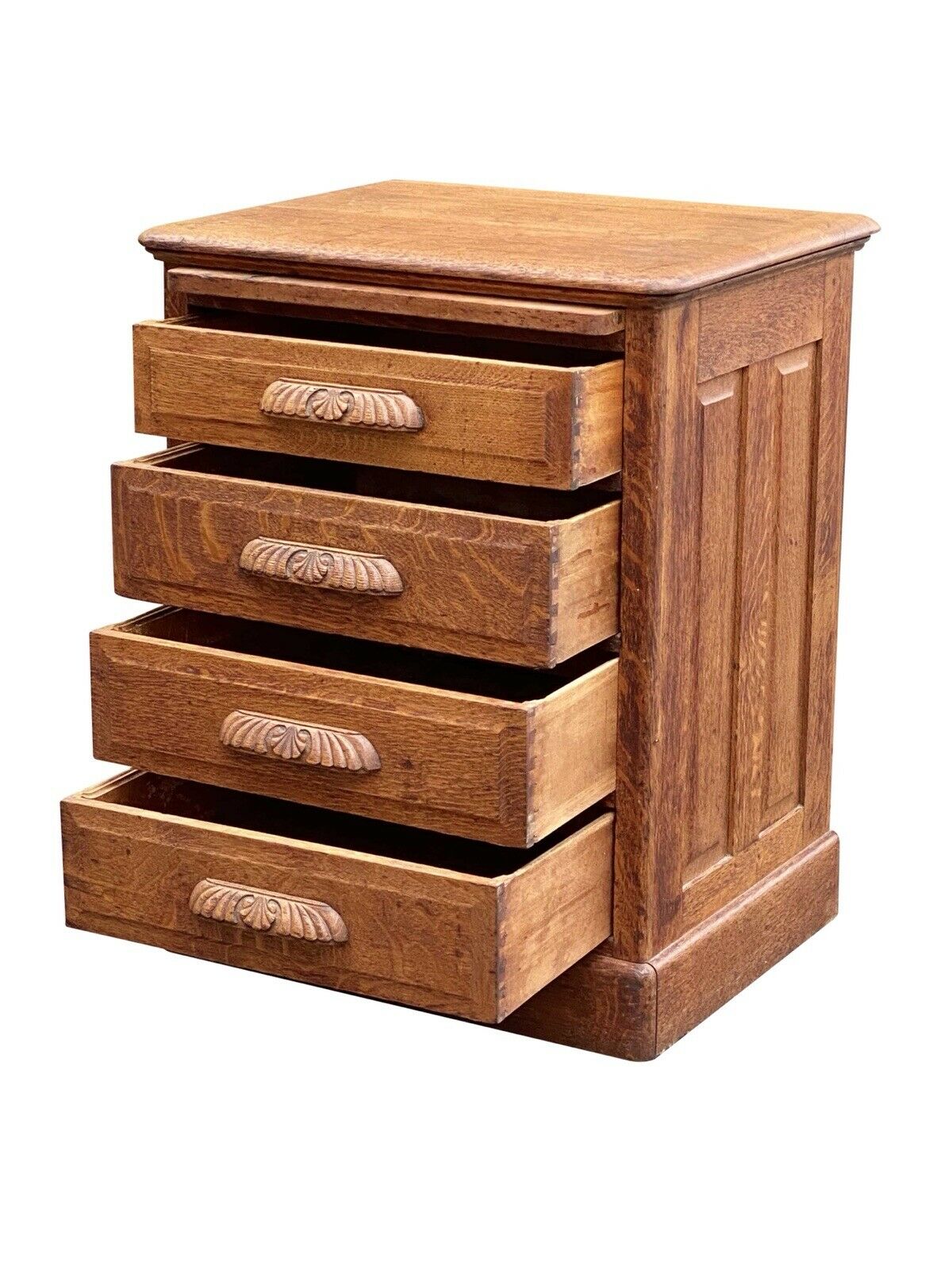 19th C Antique Victorian Tiger Oak File Cabinet ~ Anthony & Cowell Co Providence