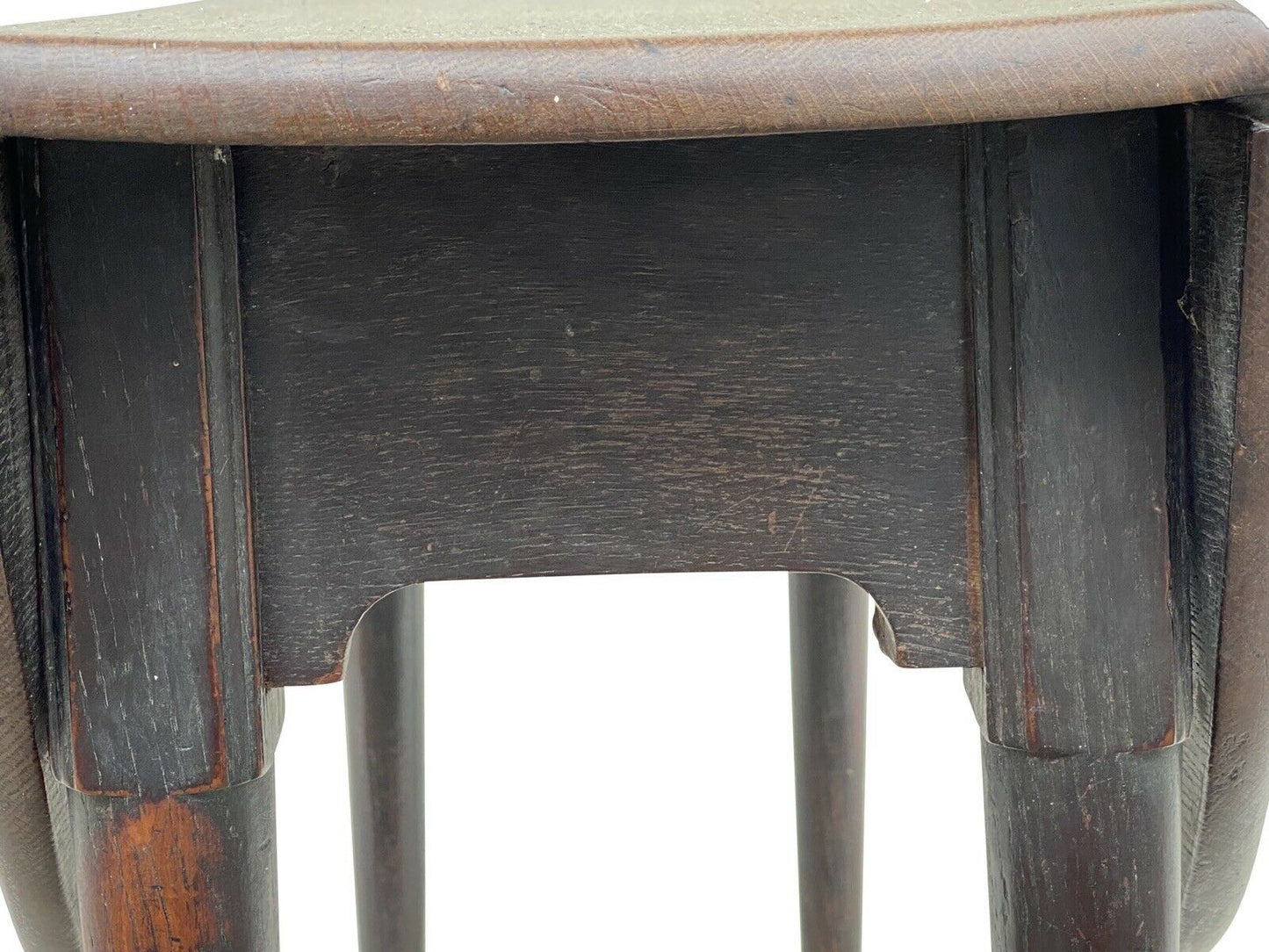 18TH C ANTIQUE QUEEN ANNE DROP LEAF TABLE