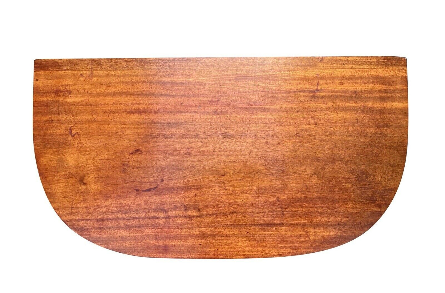 19th C Antique Sheraton Mahogany & Tiger Maple Console Table