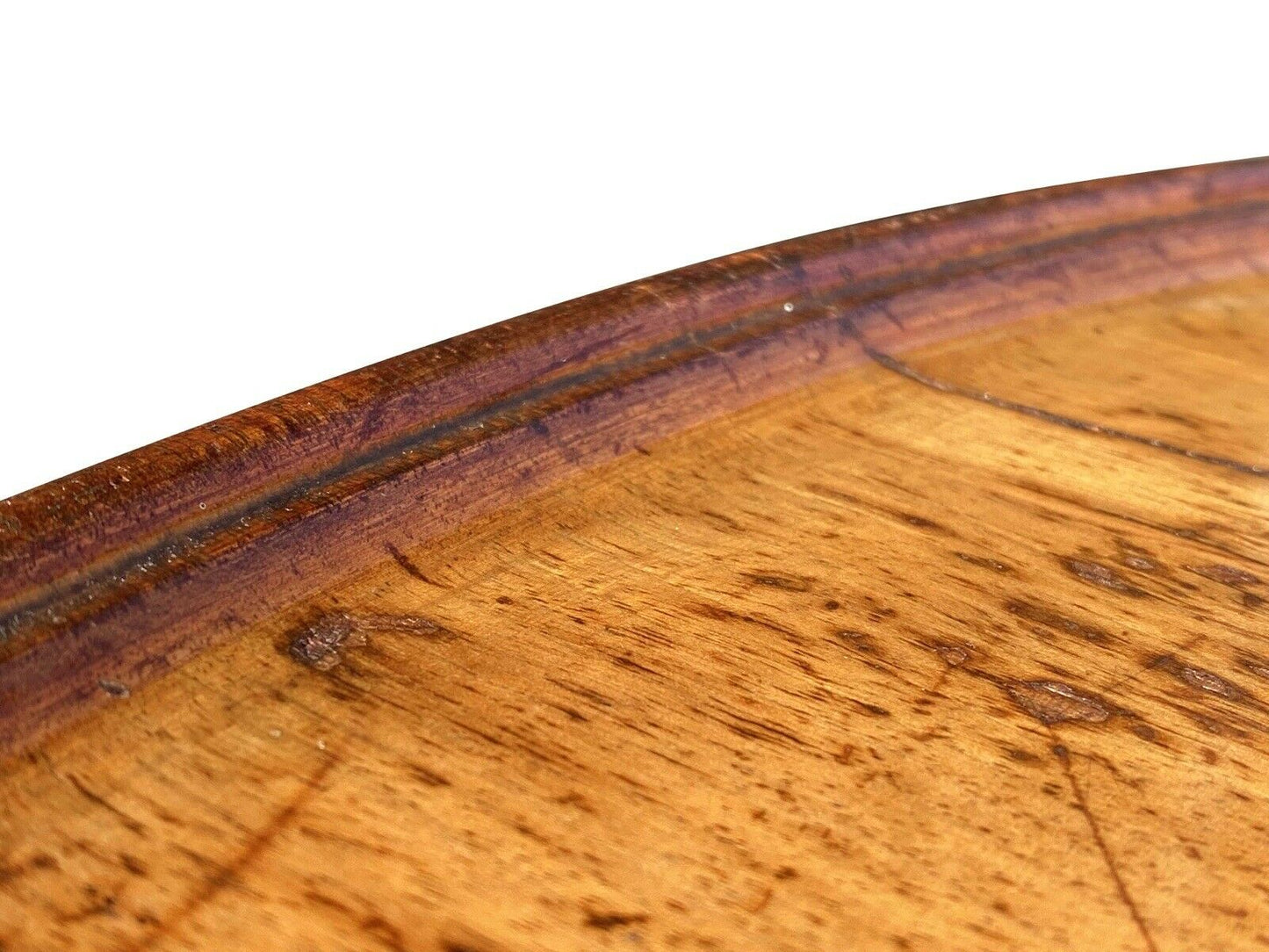 18th C Antique Philadelphia Chippendale Walnut Dish Top Tea Table - Tilt Top