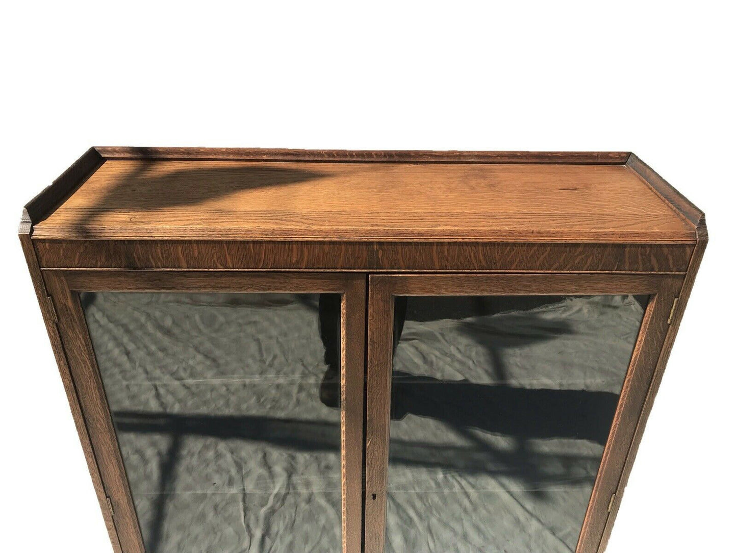 20TH C ANTIQUE ARTS & CRAFTS STYLE OAK BOOKCASE BY PAINE FURNITURE CO. BOSTON MA