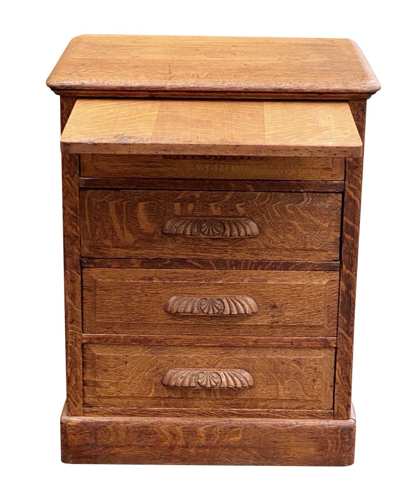 19th C Antique Victorian Tiger Oak File Cabinet ~ Anthony & Cowell Co Providence