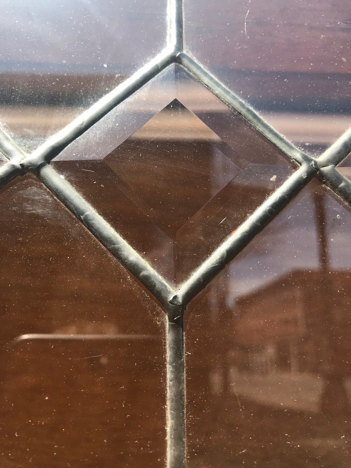 WONDERFUL CUT CRYSTAL GLOBE WERNICKE OAK BARRISTER BOOKCASE