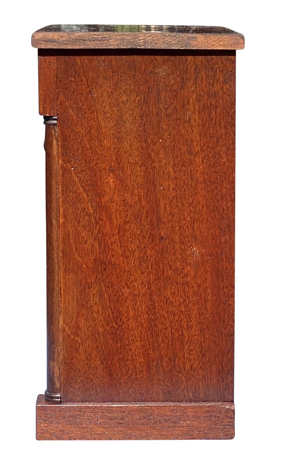 20th C Federal Antique Style Mahogany Jewelry Chest / Dresser Box