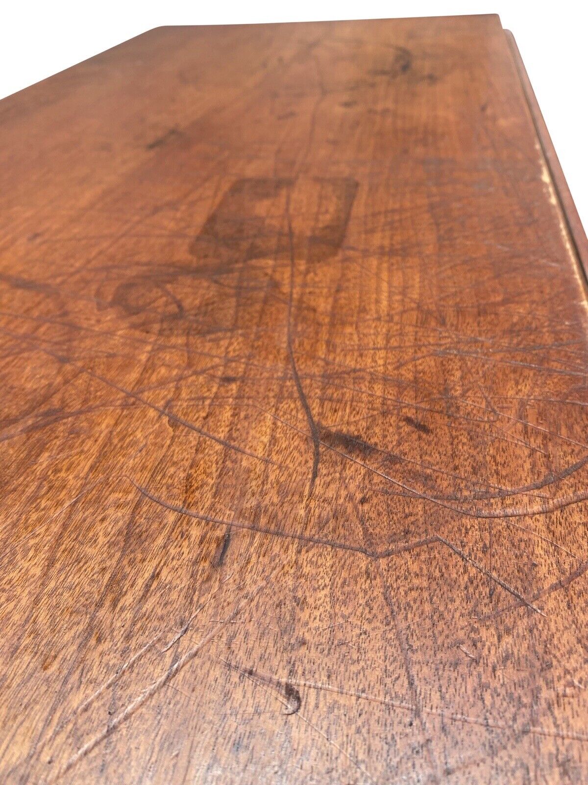 Antique New England Cherry Drop Leaf Dining Table / Farmhouse Table