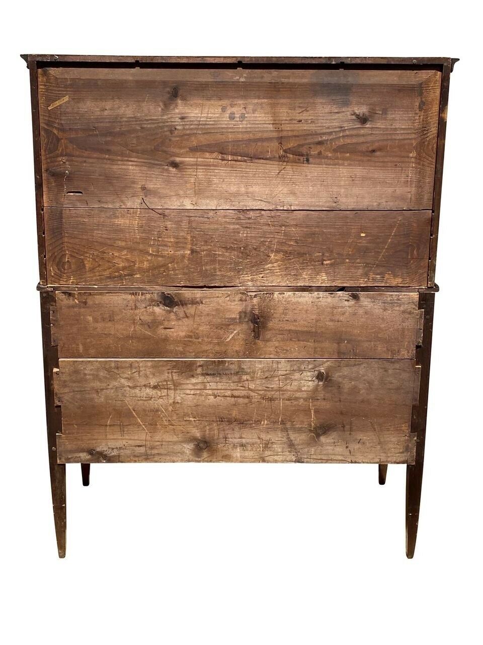 19TH C ANTIQUE FEDERAL PERIOD TIGER MAPLE NEW HAMPSHIRE LADIES SECRETARY DESK