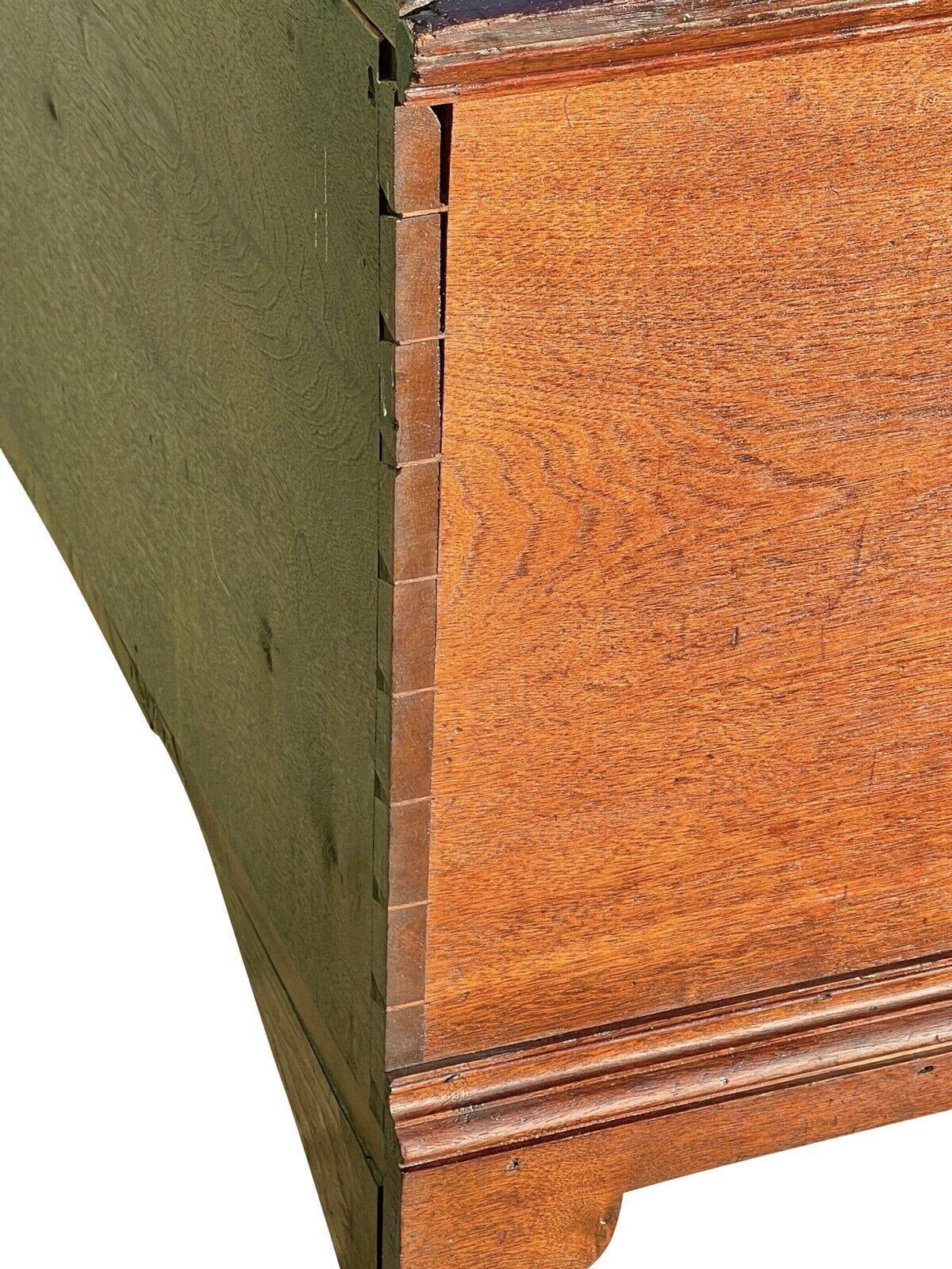 Antique Queen Anne Walnut Southern Blanket Box Circa 1780 - North Carolina