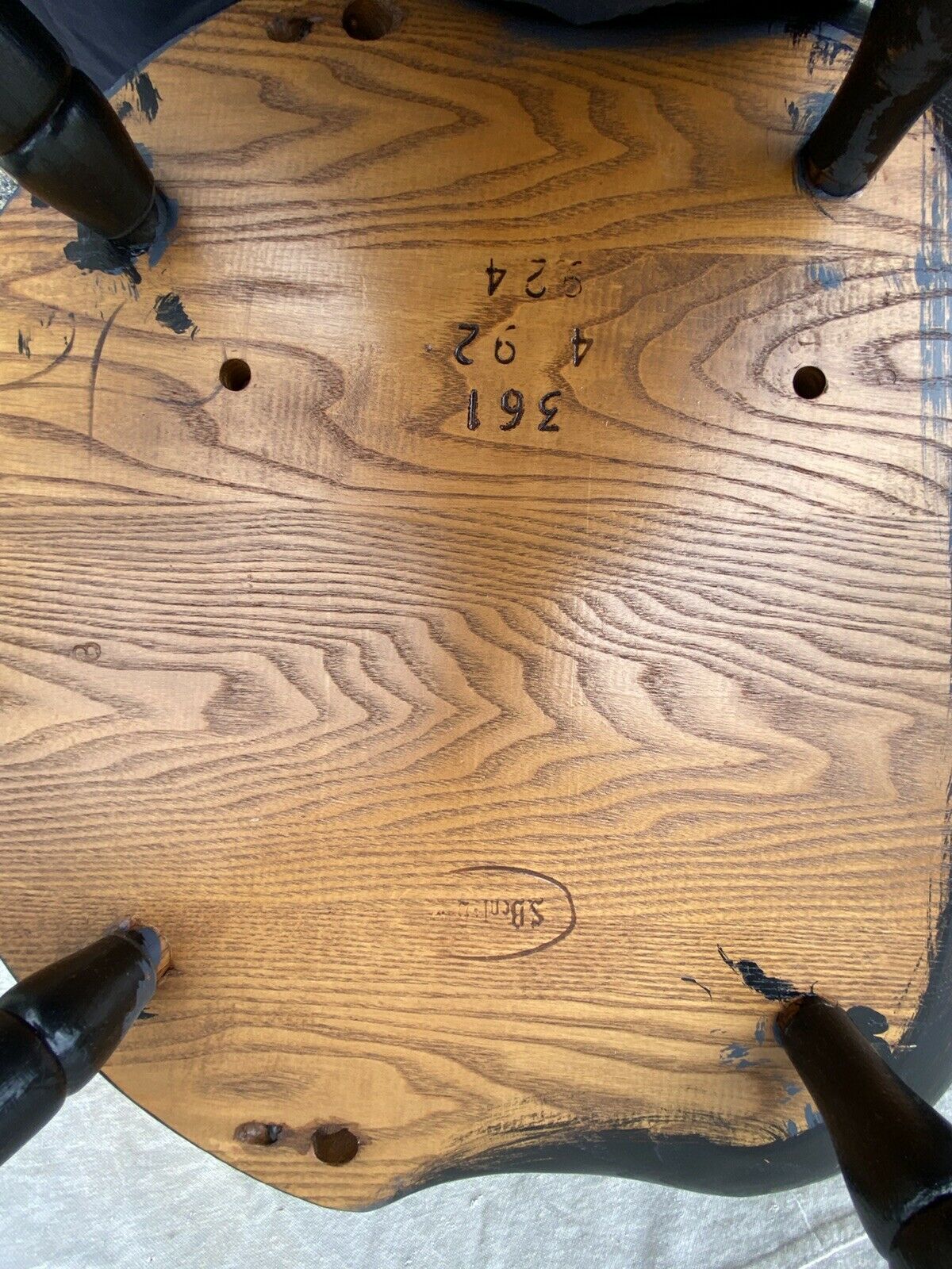 20TH C ANTIQUE STYLE SET OF 5 S BENT BROTHERS HOOP BACK WINDSOR CHAIRS