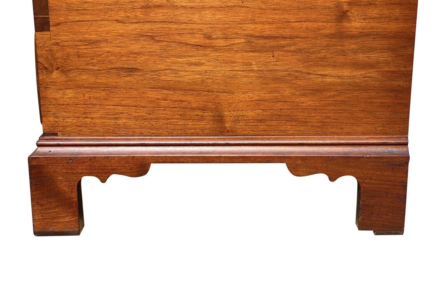 Late 18th Century Queen Anne Walnut Pennsylvania Blanket Chest With Two Drawers